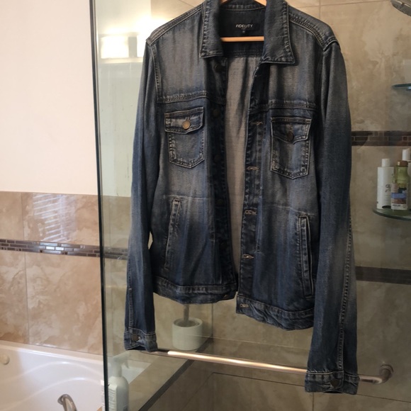 Mens stylish xl fidelity Jean jacket - Picture 2 of 6